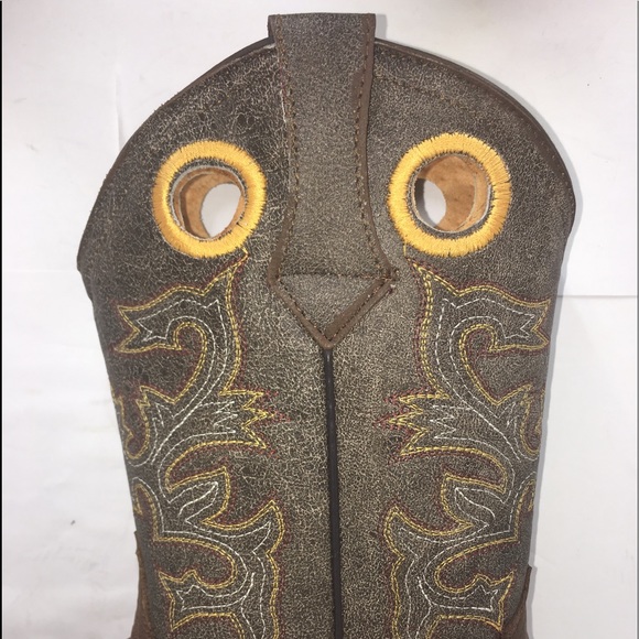 Women’s Cowgirl Boots Brown Color - Picture 7 of 8